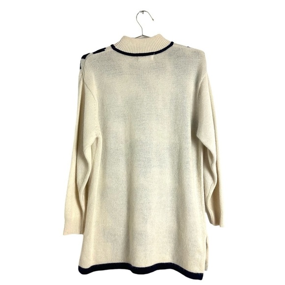 Vintage Sk&Company Lambswool Angora Blend Houndstooth Sweater Size M - Picture 4 of 4